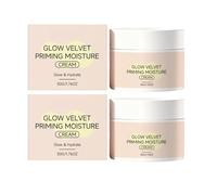 Hydrating Makeup Primer Cream, Gentle Lightweight Face Primer with Niacinamide & Hyaluronic Acid, Smooth Moisturising Makeup Base for Dry or Sensitive Skin, Daily Use 50g / 1.76 oz (2 Pcs)