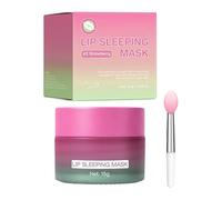 Hydrating Masque - Double Color Plumping Cream, Night Balm with Soft Silicone Brush, Intensive for Women’s Dryness Relief, Chapped, Dehydrated, and Plumping Needs