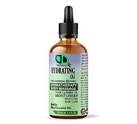 Hydrating Massage Oil for Massage Therapy, Fragrance Free, Add Your Choise Essential Oils for Couples. Soothes Sore Muscles, Relieves Pain. for Relaxation and Romance (100ml Dropper)