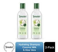 Timotei Shampoo, Conditioner or Mask Silicon-Free Made from Natural Herbal Ingredients and Plant Based Detanglers Suitable for All Types of Hair 300ml, 2 Pack (Hydrating Shampoo)