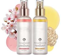 Hydrating Soothing Serum Face Mist Spray, Multi-functional Mist Face Spray Serum for Sensitive Skin, Dual-Layer Water-Oil Separation Formula, Brightening Serum Mist for Radiant Complexion (Mixed)
