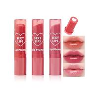 Hydrating Tinted Lip Balm, Tinted Chapstick with Vitamin E, Natural Gloss Finish Buildable Lipstick Lip Care Lightweight Moisturizer & Tint Plumping Lip Gloss Set Gift for Girls & Women