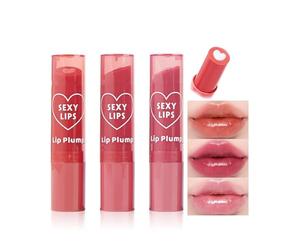 Hydrating Tinted Lip Balm, Tinted Chapstick with Vitamin E, Natural Gloss Finish Buildable Lipstick Lip Care Lightweight Moisturizer & Tint Plumping Lip Gloss Set Gift for Girls & Women