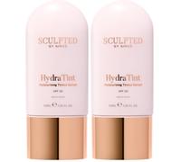 HydraTint Moisturising Tinted Serum from Sculpted by Aimee - 30ml 2-in-1 Makeup and Skin-Perfecting Skincare Tinted Moisturiser & Serum Foundation with SPF 20, Hyaluronic Acid & Ceramides (Pack of 2)