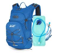 Hydration Backpack 18L Hiking Water Backpack with 2L Water Bladder for Men Women, Hydration Pack for Cycling Running Biking, Blue