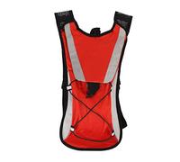 Hydration Backpack 5L Cycling Backpack with Quick Loading Buckle for Outdoor Hiking Running Biking Nylon Material 48x23cm (Red)