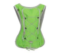 Hydration Backpack Lightweight Packable Running Backpack for Outdoor Sports, Made of Tear - Resistant Oxford Cloth with Reflective Strips and Helmet Mesh Pocket for Men and Women (Green)