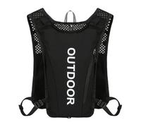 Hydration Backpack: Water Resistant Gear Bag, Travel Daypack | Compact Hydration Carrier with Night Use Reflective Design, CAM Outdoor Running Backpack