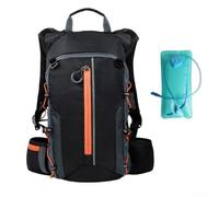 Hydration Backpack With 3L Water Bladder, Lightweight Cycling Hydration Vest, Reflective Breathable Running Pack, Running Water Vest(orange)