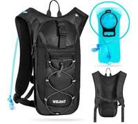 Hydration Backpack with 70 oz 2L Water Bladder, Lightweight Hydro Pack for Cycling, Running, Hiking, Climbing,Black