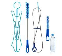 Hydration Bag Cleaning Kit - Multipurpose Cycling Water Bag Brush Set, Water Bladder Set with Flexible Long Brush, Outdoor Hydration Bags Cleaning Supplies For Cycling, Camping, Backpacking