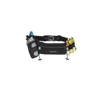 Hydration belt 1 water bottle 350ml and gel holder black Fitletic L/XL
