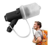 Hydration Bite Valve, 135 Degree Rotary, 13.5g Leak Resistant Water Bladder Replacement Valve, Silicone Nozzle Hydration Tube Bite Accessory for Camping Hiking Cycling Backpack