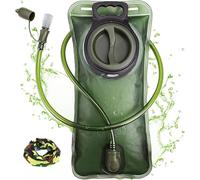 Hydration Bladder, 2.5L Water Bladder for Hiking Backpack Leak Proof Water Reservoir Storage, 2.5 Liter BPA-Free Water Pouch Hydration Pack Replacement for Biking Climbing Cycling Running, Green