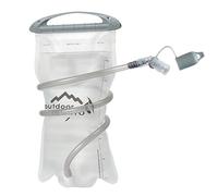 Hydration Bladder, 2 Litre Water Reservoir, Translucent Water Bubble Bag with Large Opening, Leak-proof Hydration Package Replacement for Running Hikes, Water Spout