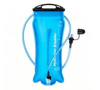 Hydration Bladder 2L, Food-Grade TPU, BPA Free Leak-Resistant Water Bladder, Large Opening Reservoir with On/Off Bite Valve, for Hiking Running Cycling Camping