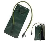 Hydration Bladder - 3D Ergonomic Shape, 2.5L Hydration Pack Bladder | Contoured Back Fit, Low Profile Fill Port, Tube Routing Clips, Magnetic Tube Mount, Self Sealing Puncture Resistance For Hiking