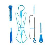 Hydration Bladder Cleaning Kit Water Bladders Cleaner Set Flexible Long Brushes for Hose Collapsible Frame