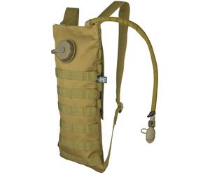 HYDRATION CARRIER BLADDER AIRSOFT HIKING SURVIVAL PACK MOLLE 2.5 L COYOTE TAN