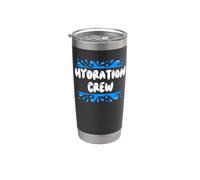 Hydration Crew Funny Sports Team Support Stainless Steel Insulated Tumbler