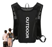 Hydration Hiking Backpack, 36x21x8cm Water Bladder Carry Function, Reflective Strip Lightweight Design, Outdoor Running Camping Accessory, Hands Free Hydration Solution, Suitable for Hiking Camping