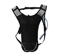 Hydration Pack Lightweight Breathable Water Backpack with 2L Water Bag Straw for Running Hiking Cycling Outdoor Sports Oxford Cloth Nylon Material Adjustable Shoulder Straps (Silver water-containing