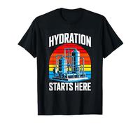 Hydration Starts Here Water Treatment Plant Operator T-Shirt
