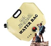 Hydration Storage Pouch - Large Volume Heavy Duty, Foldable Portable Container, Spillproof Durable Material, Easy Transport Handle | Wilderness Survival Trips, Hiking Trail And Camping Scenarios