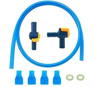 Hydration System Replacement Kit 9pcs Includes Bite Valves, Hose Connectors, and O Rings for Active Use