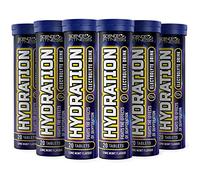 Hydration Tablets with Electrolytes by Science Fitness| Rehydration Effervescent with Electrolytes & Added Vitamins - 20 Tablets (6 Tubes)