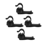 Hydration Tube Clips 4pcs Black Abs Magnet Secure Lock