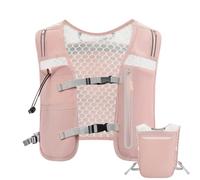 Hydration Vest - 4L Race Pack with Reflective Straps, Water Bladder Bags and Phone Holder | Adjustable Chest Harness for Women Trail Race for Outdoor Cam
