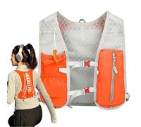 Hydration Vest 5L Water Backpack for Cycling - 5L Women Men Backpack for Hiking | Breathable Moisture Evacuation Outdoor Sports Equipment with Whistle for Mountaineering, Joggi