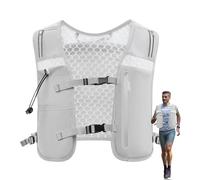 Hydration Vest, Lightweight Running Vest, 4 Litres, Reflective Water Bag, Adjustable Bra Phone Holder for Women Trail Running Jogging Hiking Cycling