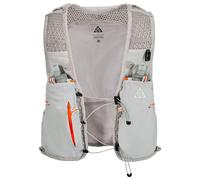 Nike ACG GOAT Pack Vest 5L Trail Running Backpack Running Vest Hydration Vest Outdoor Trail Running 5 Liters, Grey Fog/Safety Orange/Summit White, M