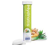 HYDRATIS - Electrolyte Hydration Tablets - Lemongrass Ginger Flavor - Enhances Hydration & Supports Energy - Isotonic Formula - Sport. Recovery. Wellness. Healthy Skin - 1 Tube (20 Tablets)