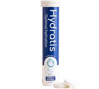 HYDRATIS Electrolyte Hydration Tablets | Low Sugar Effervescent Tabs for Daily Wellness, Sport Recovery & Fatigue | High Minerals Magnesium & Zinc | Neutral, 1 Tube (20 Counts)