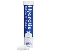 HYDRATIS - Electrolyte Hydration Tablets - Neutral - Improves Hydration and Promotes Energy - Isotonic Formula - Sport, Recovery, Wellness - 1 Tube (20 Tablets)