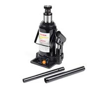 Hydraulic 10t Bottle Jack, Piston Car Jack with Slow down function, 205-390 mm