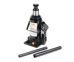 Hydraulic 10t Bottle Jack, Piston Car Jack with Slow down function, 205-390 mm