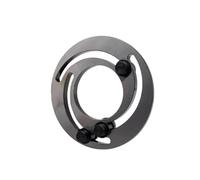 Hydraulic 3 Jaw Chuck Claw Adjustable Soft Jaw Boring Trim Forming Ring 8 Inch Std 0.005