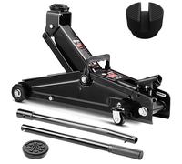 Hydraulic 3 Ton Car Jack with Rubber Pad Steel Strengthening