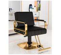 Hydraulic Adjustable Height Salon Chair with 360 Degrees Swivel for Professional Hair Styling and Spa