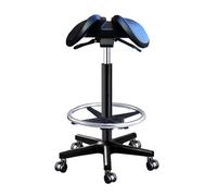 Hydraulic Adjustable Saddle Stool, Swivel Office Chair for Beauty Salon, Tattoo Studio, Spa, Dental Clinic, Height 52-72CM, Multi-Purpose Ergonomic Design