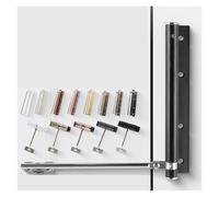 Hydraulic Adjustable Stainless Steel Automatic Door Closer - Silent Push-Pull Mechanism for Bedroom & Home Use Anti-Collision Design (1PC Gold Finish)