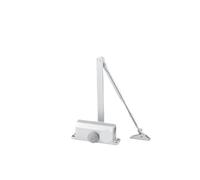 Hydraulic Automatic Door Closer 25-85KG | Adjustable Speed & Position Stop | Durable Silver Hardware for Smooth Closing & Protection | Ideal for Home & Office