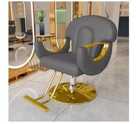 Hydraulic Barber Chair with 360-Degree Swivel, Adjustable Height and Footrest for Professional Salon and Spa Use