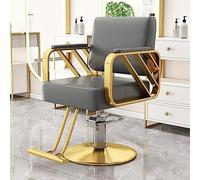 Hydraulic Barber Chair with 360° Swivel, Adjustable Base & Footrest, Professional Salon & Spa Equipment