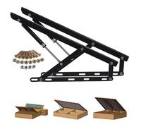 Hydraulic Bed Lift Storage Kit, Pneumatic Lifting Mechanism for Space-Saving Folding Hinge DIY Hardware System