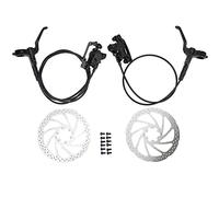Hydraulic Bicycle Disc Brake Kit - Double Piston Oil Pressure Brakes for Road & Mountain Bikes with 160mm FrontRear Rotors